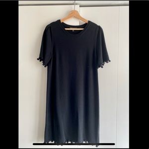 Black knit Banana Republic dress